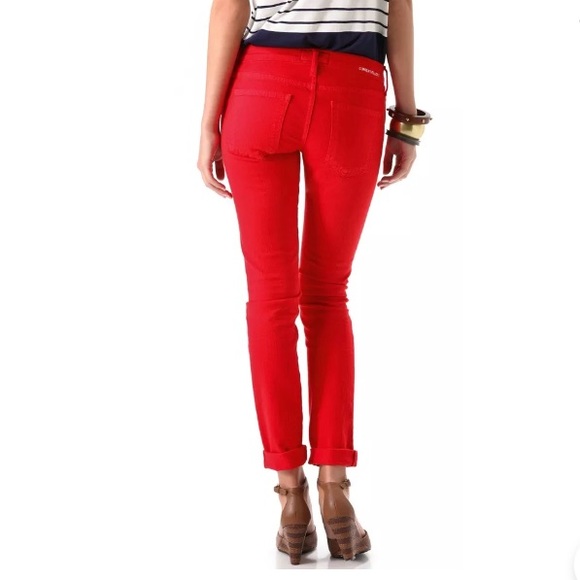 New CURRENT/ELLIOT THE ROLLED SKINNY Low Rise Jeans - Picture 7 of 8
